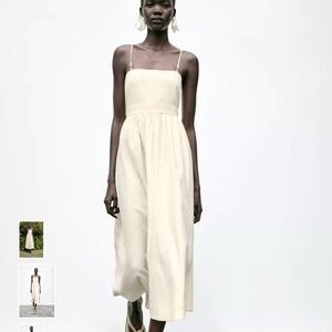 Zara Ivory Midi Dress